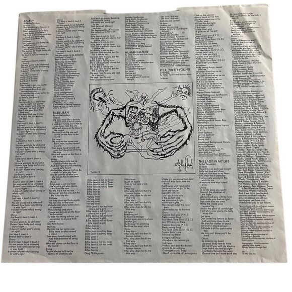 Michael Jackson Thriller Epic Vinyl Records LP - Picture 4 of 9